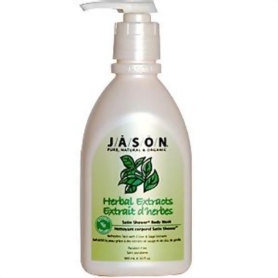 Jason Natural Cosmetics Herbal Extracts Satin Shower Body Washes 30 fl. oz. 215589 