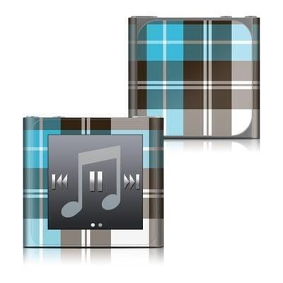 DecalGirl IPN6-PLAID-TUR Apple iPod nano - 6G Skin - Turquoise Plaid 