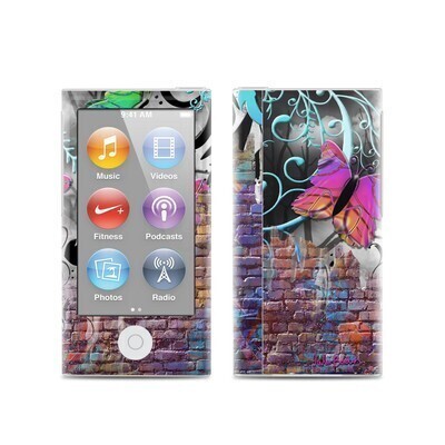 DecalGirl IPN7-BWALL DecalGirl Apple iPod Nano - 7G - Skin - Butterfly Wall 