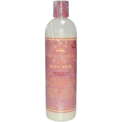 Nubian Heritage 0566984 Body Wash Goats Milk And Chai - 13 fl oz