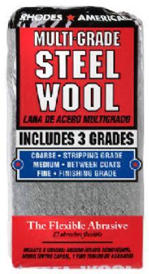 Homax Products 10121114 12 Pack Steel Wool Pad Assorted 