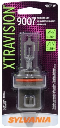 Sylvania XtraVision Dual Filament High Performance Halogen Headlight 9007XV 
