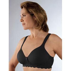 Classique 730 Post Mastectomy Fashion Bra, Black - Size 38D