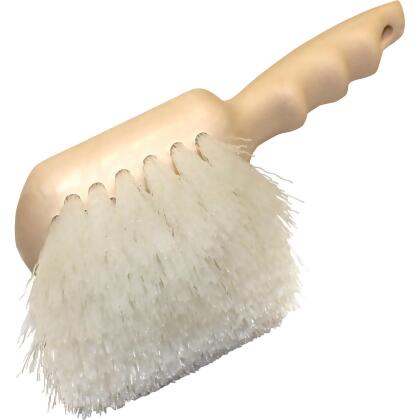 Genuine Joe GJO98215 9 in. Nylon Utility Brush - White 