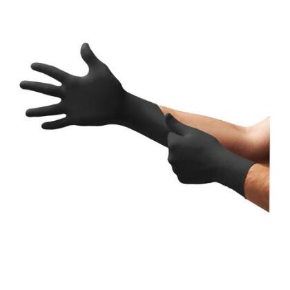 Microflex 748-MK-296-L Midknight Pf Nitrile Examination Glove - Large