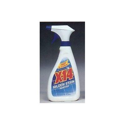 Global 260749 X-14 Mildew and Stain Remover 16 oz. Trigger Bottle - Case of 12 