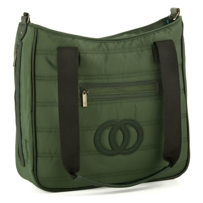 Cozy Coop 2314 Quilted Diaper Bag - Green 