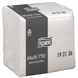 SCA Tissue 192136 Tork Multi T-50 Quarter Fold Wiper 