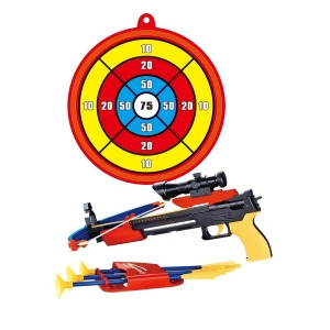 AZ Import PS0968 Archery Crossbow Bow & Arrow Toy Set with Target, Toy Crossbow for Indoor & Outdoor Garden Fun Game