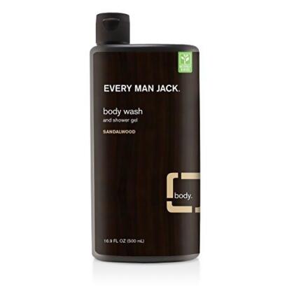 Presidio Brands 7955235 16.9 oz Every Man Jack Body Wash Sandalwood