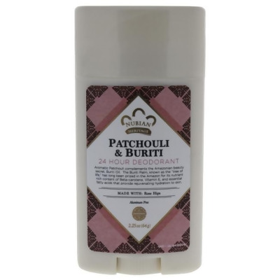 Patchouli & Buriti 24 Hour Deodorant Stick for Unisex - 2.25 oz 