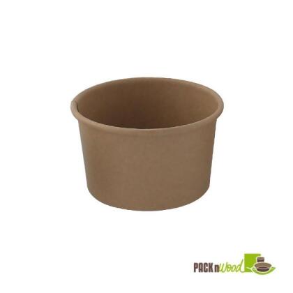 Packnwood 210POB61 2.3 oz Brown Kraft Hot & Cold Paper Cup 