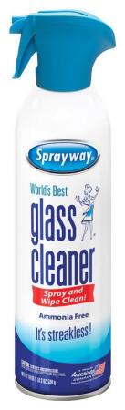 Sprayway 1892496 19 oz Fresh Scent Glass Cleaner Spray - Pack of 6 
