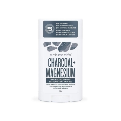 Schmidts 239549 2.65 oz Charcoal & Magnesium Natural Deodorant Stick 