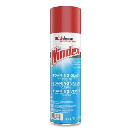 Windex SJN333813 Ammonia-D Glass Cleaner Glass Foaming Aerosol Spray 