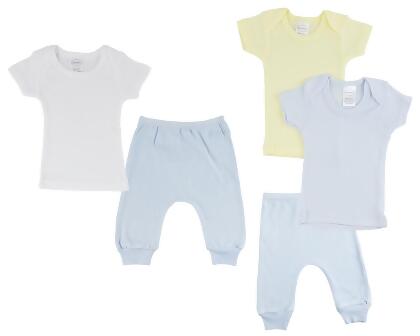 Bambini CS-0495M Infant Boys T-Shirts & Joggers, Blue & Blue - Medium - Pack of 5