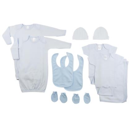 Bambini CS-0182 Boys Layette Set, Blue & White - Newborn