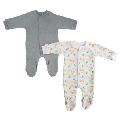 Bambini LS-0645S Sleep & Play, White & Grey - Small - 2 per Pack
