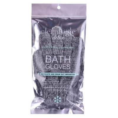 Cleanlogic 69202 Detox Charcoal Exfoliating Bath Glove 