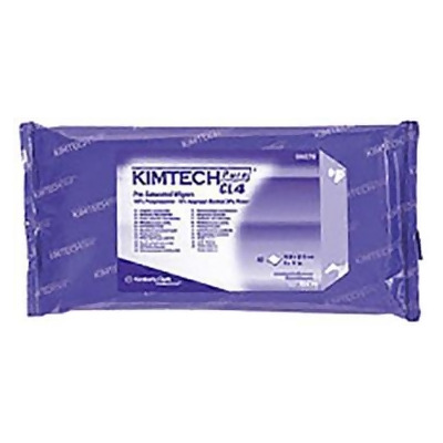 Kimberly-Clark 6070 Pre-Saturated Alcohol Wipes - Pack of 40 - 10 Count 