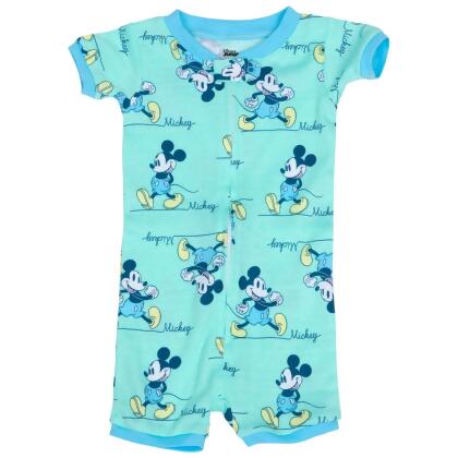 Mickey Mouse 838864-18months Disney Classic Mickey Short Sleeve One Piece Romper - 18 Months