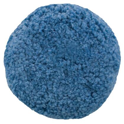 9 in. Rotary Blended Wool Buffing Pad - Blue Soft Polish - Case of 12 