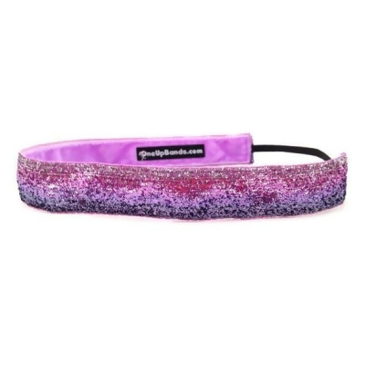 One Up Bands 1 in. Sparkle Glitter Purple Sunset Headband - Pack of 2 