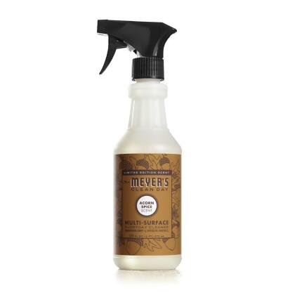 Mrs. Meyers 16 oz Clean Day Acorn Spice Scent Organic All Purpose Cleaner Spray - Case of 6 