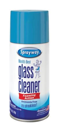 Sprayway 6 oz Fresh Scent Glass Cleaner Foam - Pack of 12 