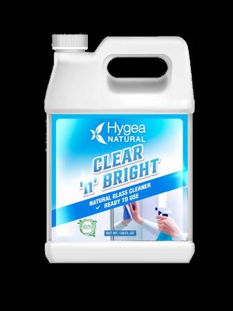 Hygea HN-4055 Ready to Use Gallon Clear N Bright-Natural Glass Cleaner 