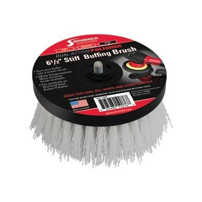 Shurhold 3205 Stiff Brush for Dual Action Polisher- 6.5 in. 