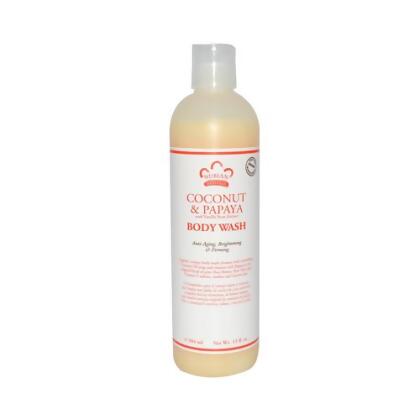 Nubian Heritage 0918169 Body Wash- Coconut & Papaya - 13 fl oz