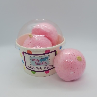 Sassy Bubbles CHAL3Pack Bubble Bath Truffles - Cherry Almond - Pack of 3 