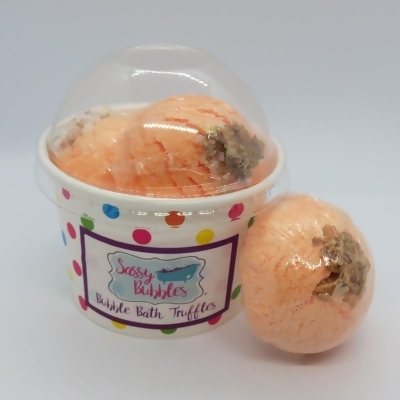 Sassy Bubbles MangoMan3Pack Bubble Bath Truffles - Mango Mandarin - Pack of 3 
