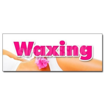 SignMission 24 in. Waxing Decal Sticker - Brazilian Wax European Body Waxing Women Spa Salon 