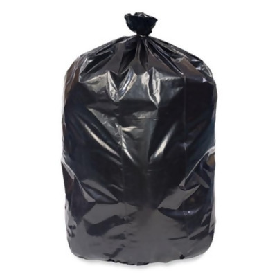 Pitt Plastics PITPCRL3339XHK 33 x 39 in. 1 Mil Bottom to Prevent Leakage & Add Strength to the Can Liner Bag, Black 
