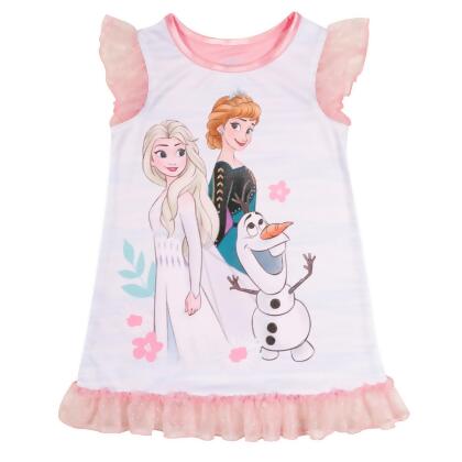 Frozen 856205-toddler2t Disneys Frozen Cast Toddler Night Gown Pajamas - Toddler 2T