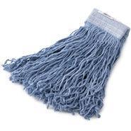Rubbermaid Commercial FGF13700GR00 Synthetic Blend Mop, 24 oz., 5 in. White Headband, Green 