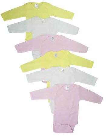 CS-101L-101L Boys Pastel Long Sleeve, Assorted - Large