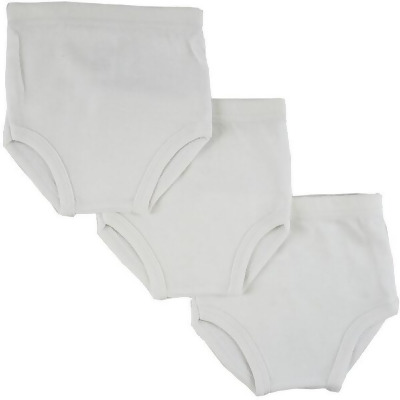 Bambini CS-0235NB Training Pants, White - Newborn - Pack of 3 