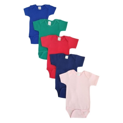 Bambini NC-0468S Baby Girl 5 Piece Onezies Bodysuit, Multi Color - Small 