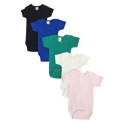 Bambini NC-0455NB Baby Girl 5 Piece Onezies Bodysuit, Multi Color - Newborn 