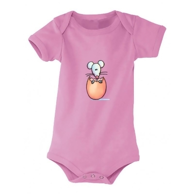 Mouse Baby Bodysuit, Pink - 12-18 Months 