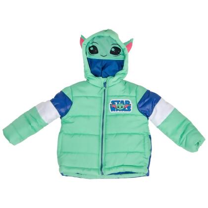 Star Wars 826439-toddler2t The Mandalorian the Child Grogu Costume Puffy Kids Jacket, 2 Toddler