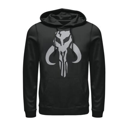 Star Wars 823895-medium The Mandalorian Mythosaur Logo Pull Over Hoodie, Medium