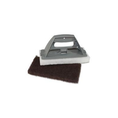Cleaning Pad Holder, Gray - 4.5 x 10 in. 