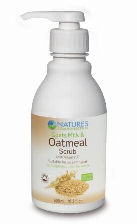 Odash NCS-BW-OAT 20.3 fl oz Goats Milk & Oatmeal Gentle Exfoliating Body Wash & Scrub