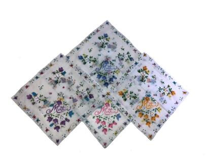 14 x 14 Mothers Day Hankie - Pack of 4 