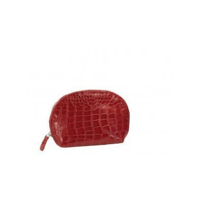 Cosmetic Bag - Red Mock Croc Pack of 2 