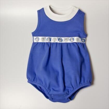 Balloon Bodysuit - Dark Blue- 6 -9 months